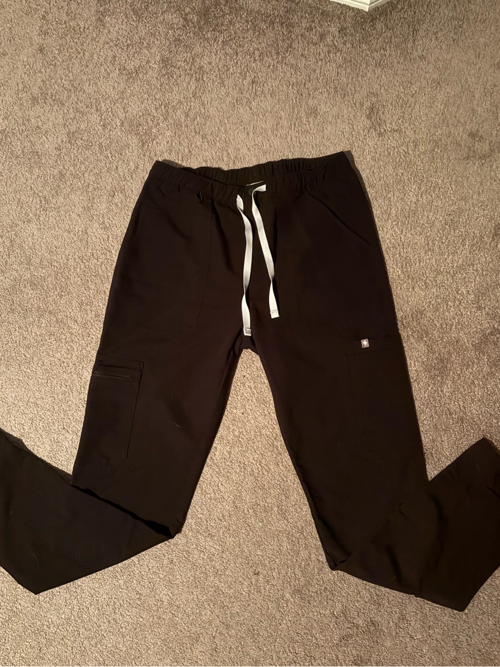 Figs Men's Black Scrub Pants